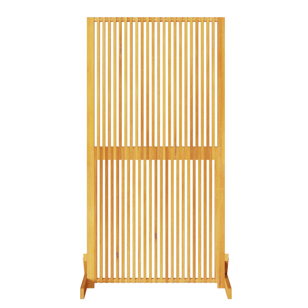 Produktbild för Avskärmningsskärm Brun 79,5 x 50 x 150 cm Massivt Akaciaträ