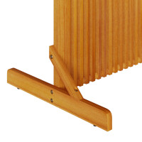 Produktbild för Avskärmningsskärm Brun 79,5 x 50 x 150 cm Massivt Akaciaträ