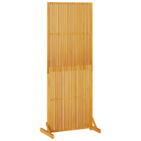 Produktbild för Avskärmningsskärm Brun 79,5 x 50 x 200 cm Massivt Akaciaträ