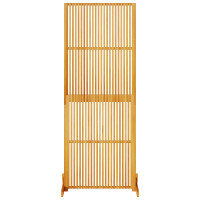 Produktbild för Avskärmningsskärm Brun 79,5 x 50 x 200 cm Massivt Akaciaträ