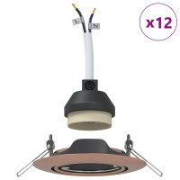 Produktbild för Spotlight 12 pcs Koppar 9 x 9 x 2.5 cm Metall