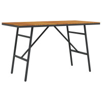 Produktbild för Matbord Brun 110 x 55 x 61,5 cm Massivt Akaciaträ