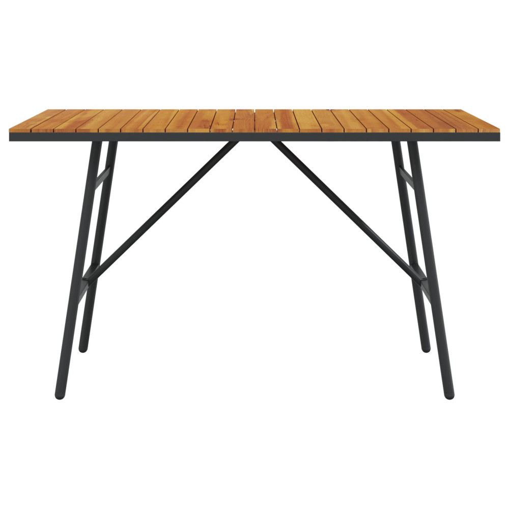 Produktbild för Matbord Brun 110 x 55 x 61,5 cm Massivt Akaciaträ