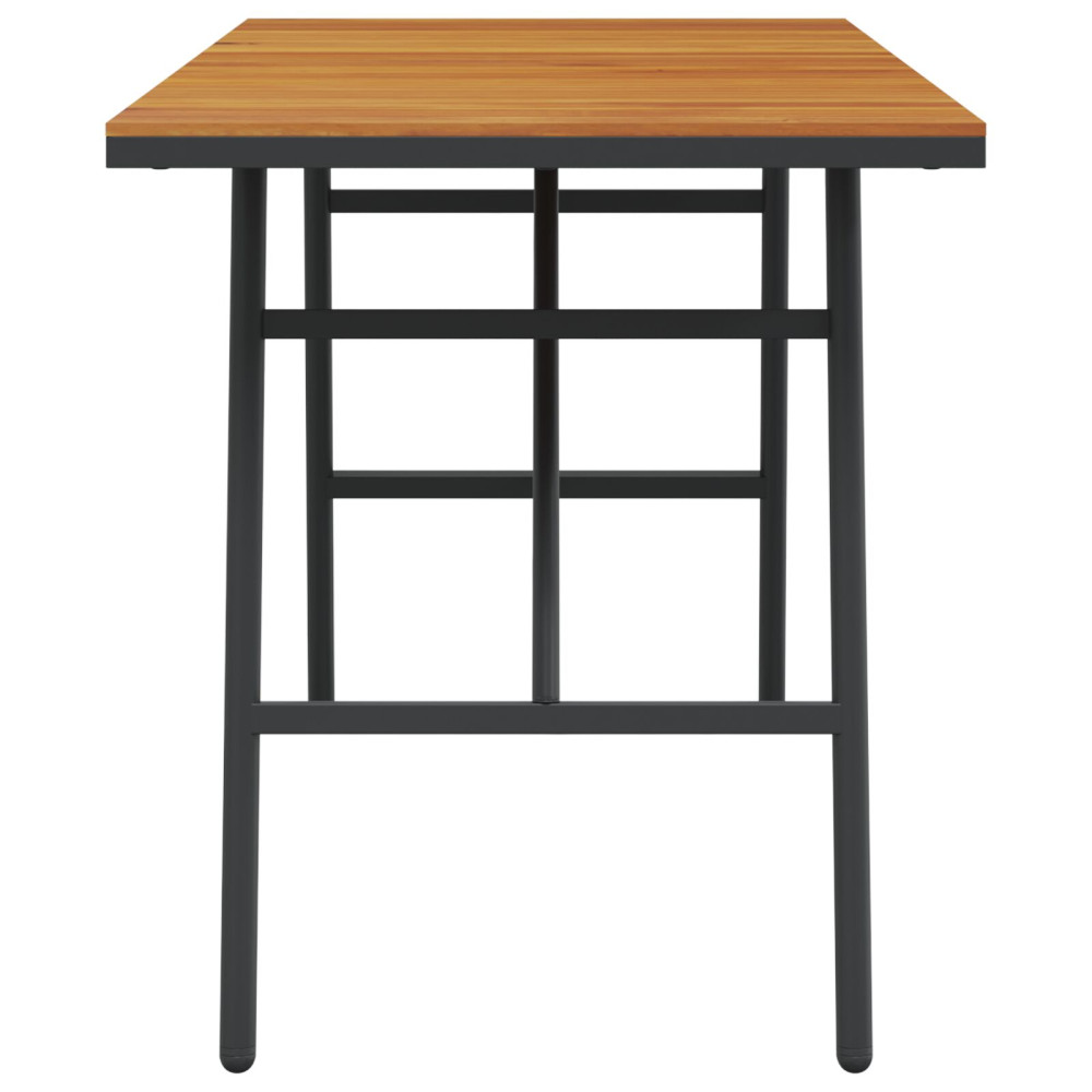 Produktbild för Matbord Brun 110 x 55 x 61,5 cm Massivt Akaciaträ