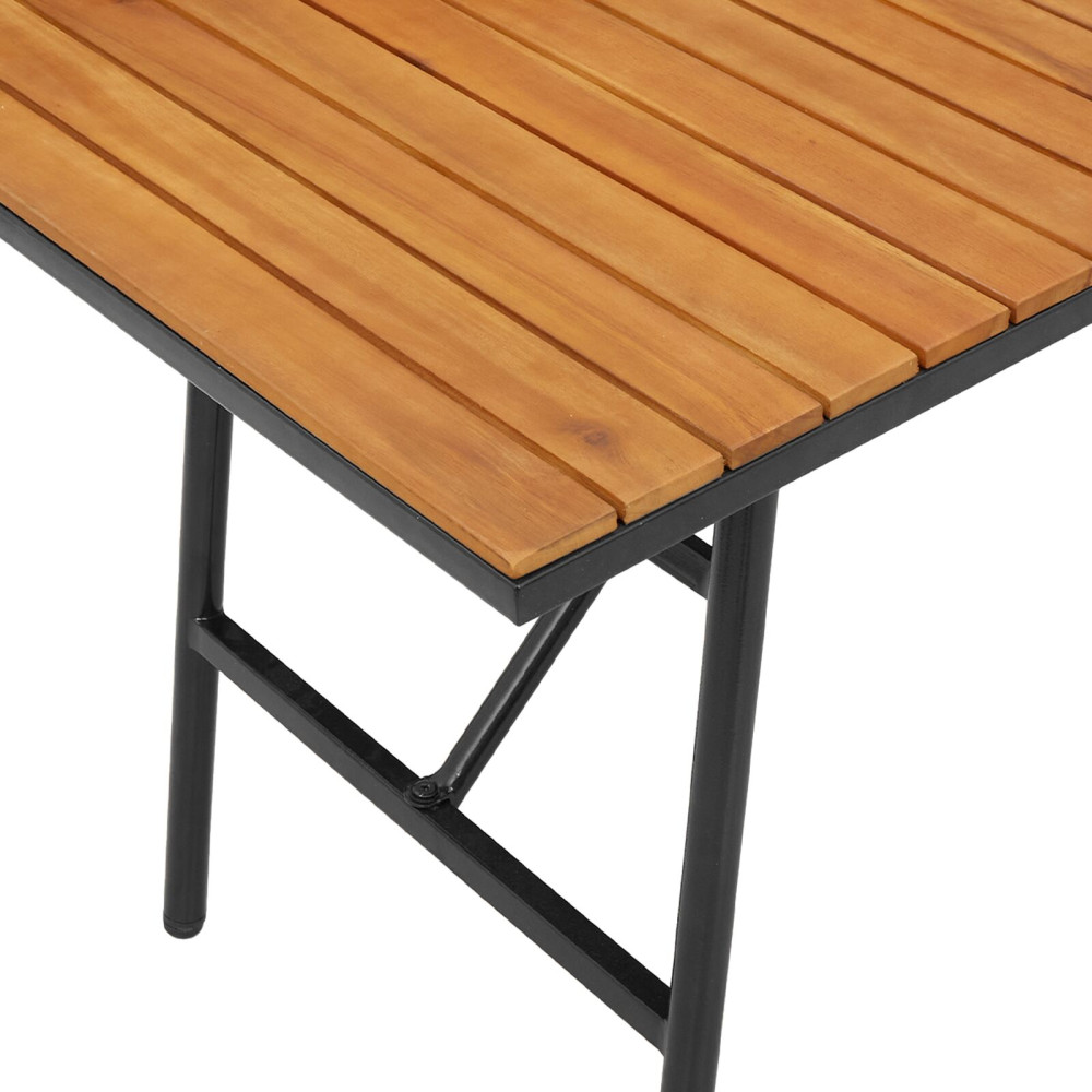 Produktbild för Matbord Brun 110 x 55 x 61,5 cm Massivt Akaciaträ