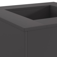 Produktbild för Eldstad Svart 60 x 60 x 30 cm Väderbeständig stål