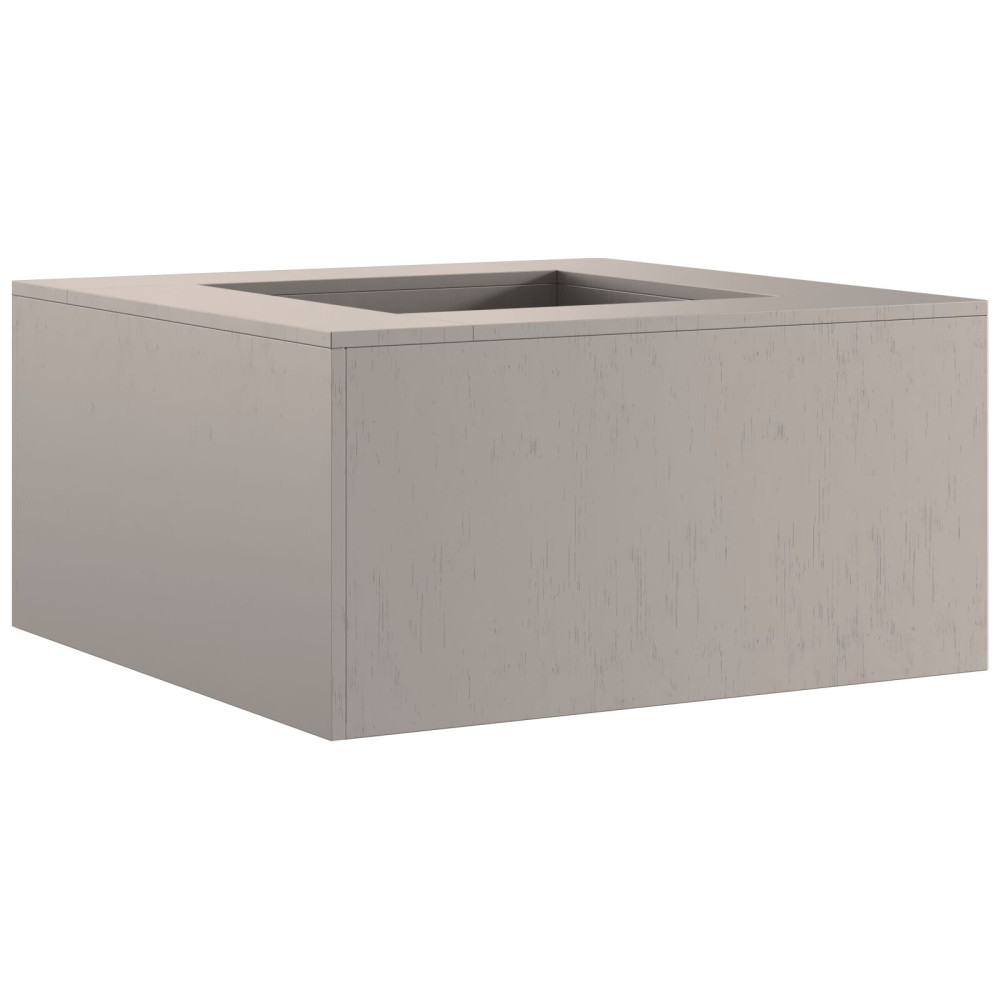 Produktbild för Eldstad Brun 80 x 80 x 40 cm Väderbeständig stål