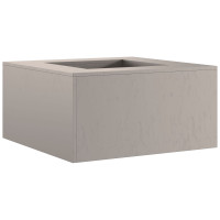 Produktbild för Eldstad Brun 80 x 80 x 40 cm Väderbeständig stål
