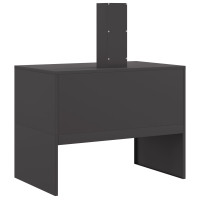 Produktbild för Eldstad Svart 80 x 50 x 96 cm Kallvalsat stål