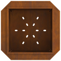 Produktbild för Röklös eldstad Brun 58 x 58 x 51 cm Väderbeständig stål