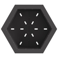 Produktbild för Röklös eldstad Svart 58 x 58 x 51 cm Väderbeständig stål
