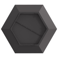 Produktbild för Eldstad Svart 100 x 100 x 28 cm Väderbeständig stål