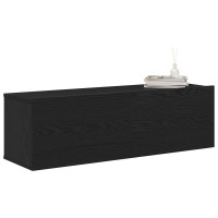Produktbild för TV-skåp 2 pcs Svart 100 x 30 x 30 cm Konstruerat trä