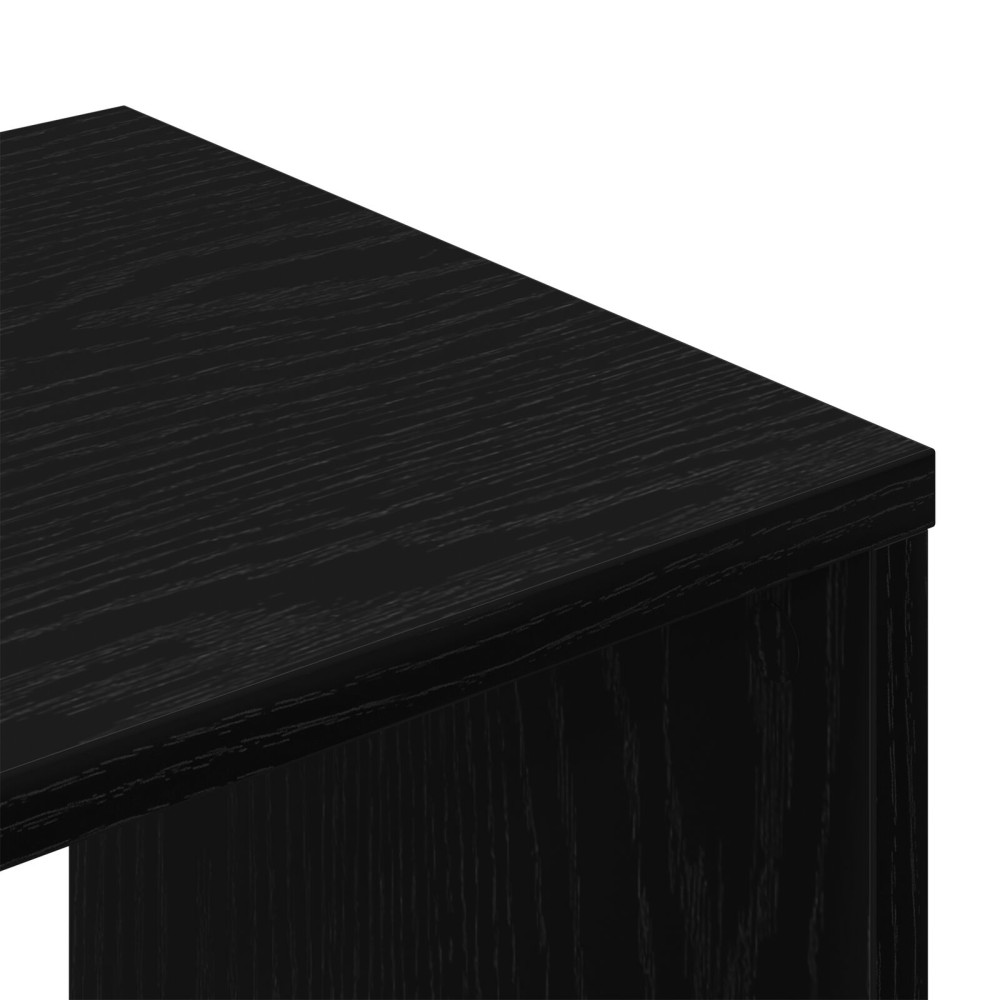 Produktbild för TV-skåp 2 pcs Svart 100 x 30 x 30 cm Konstruerat trä