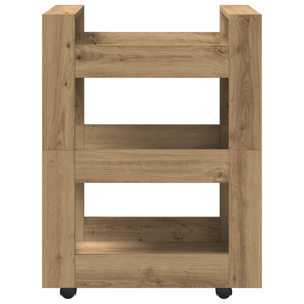 Produktbild för Köksvagn Artisan Ek 60 x 45 x 80 cm Konstruerat trä