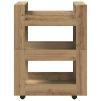 Produktbild för Köksvagn Artisan Ek 60 x 45 x 80 cm Konstruerat trä