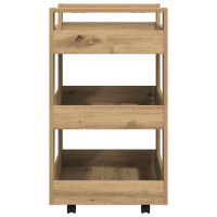Produktbild för Köksvagn Artisan Ek 60 x 45 x 80 cm Konstruerat trä
