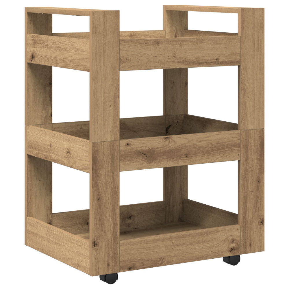 Produktbild för Köksvagn Artisan Ek 60 x 45 x 80 cm Konstruerat trä