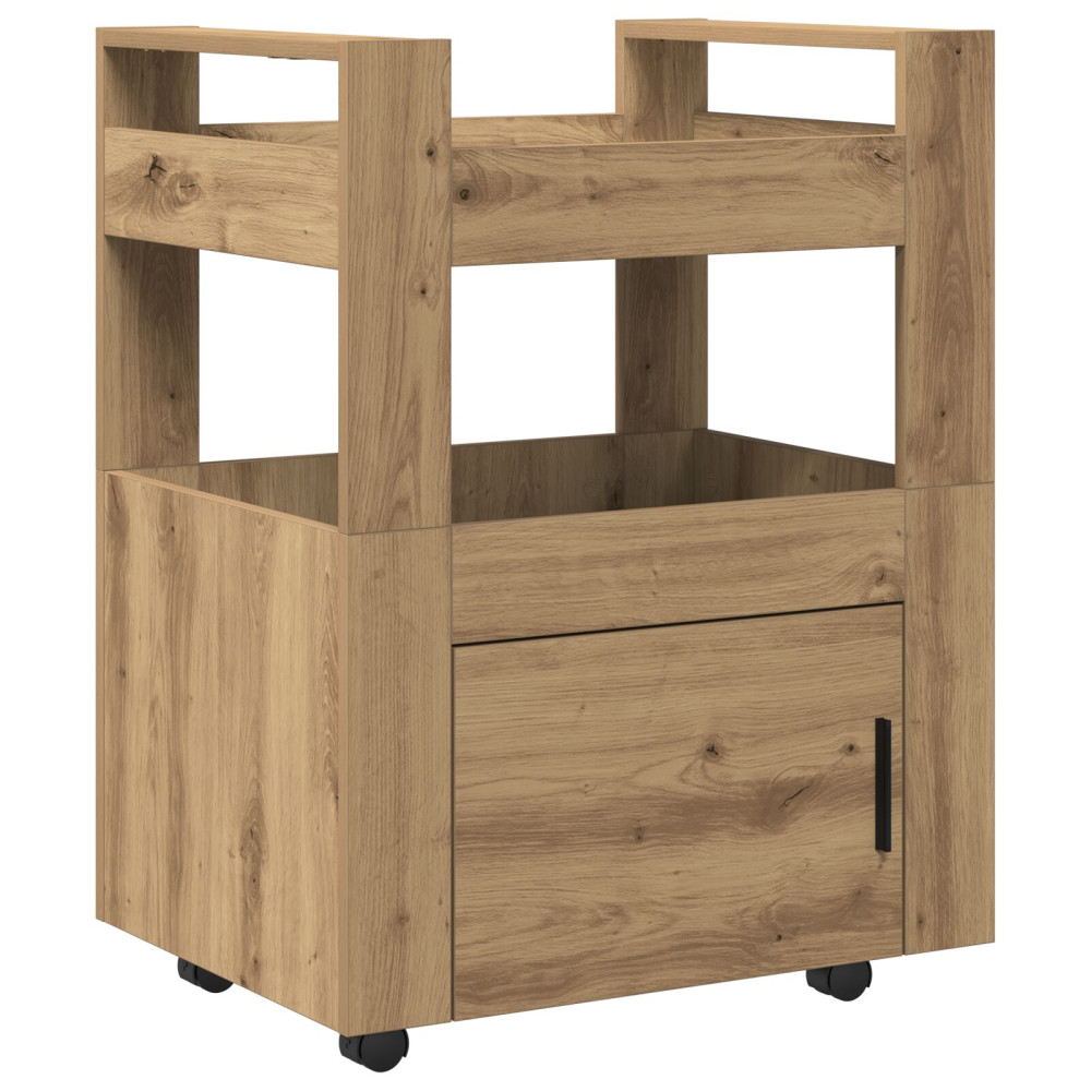 Produktbild för Köksvagn artisan ek 60 x 45 x 80 cm Konstruerat trä
