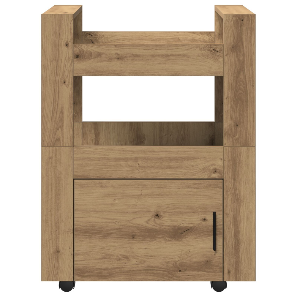 Produktbild för Köksvagn artisan ek 60 x 45 x 80 cm Konstruerat trä
