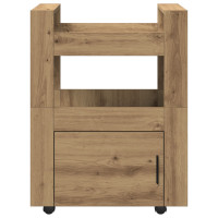 Produktbild för Köksvagn artisan ek 60 x 45 x 80 cm Konstruerat trä