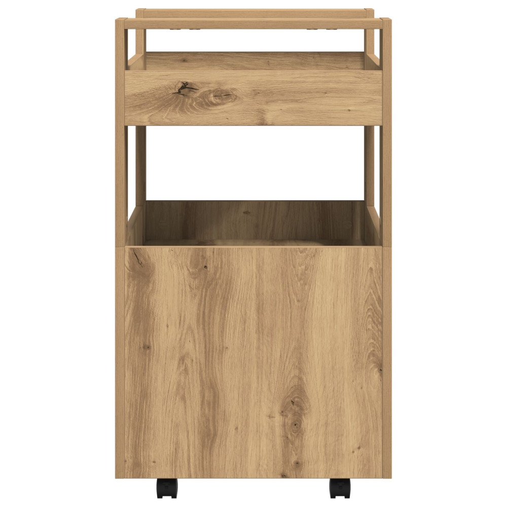 Produktbild för Köksvagn artisan ek 60 x 45 x 80 cm Konstruerat trä