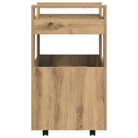 Produktbild för Köksvagn artisan ek 60 x 45 x 80 cm Konstruerat trä