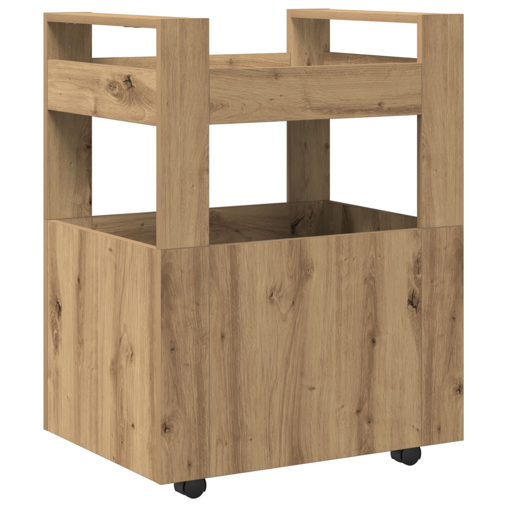 Produktbild för Köksvagn artisan ek 60 x 45 x 80 cm Konstruerat trä