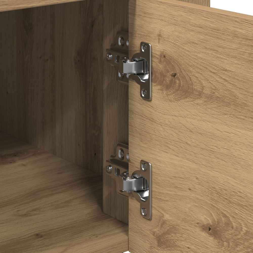 Produktbild för Köksvagn artisan ek 60 x 45 x 80 cm Konstruerat trä
