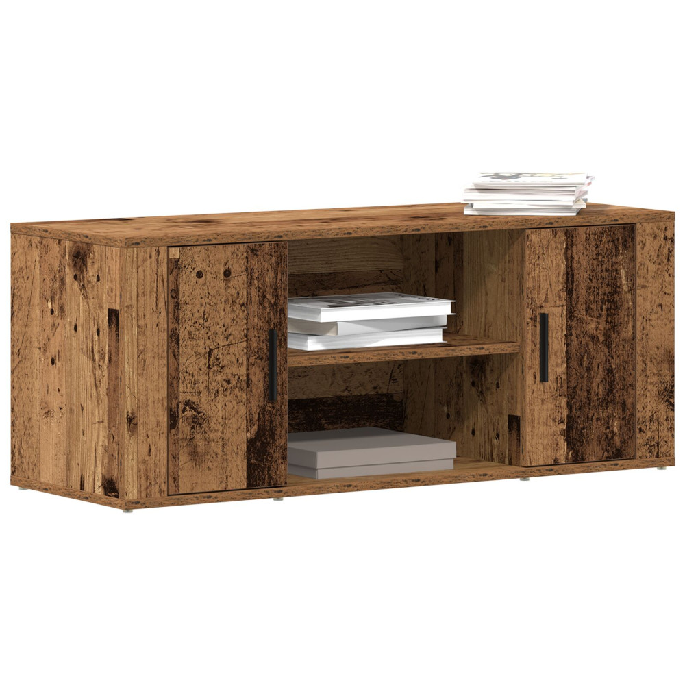 Produktbild för TV-skåp Gammalt trä 100 x 35 x 40 cm Konstruerat trä