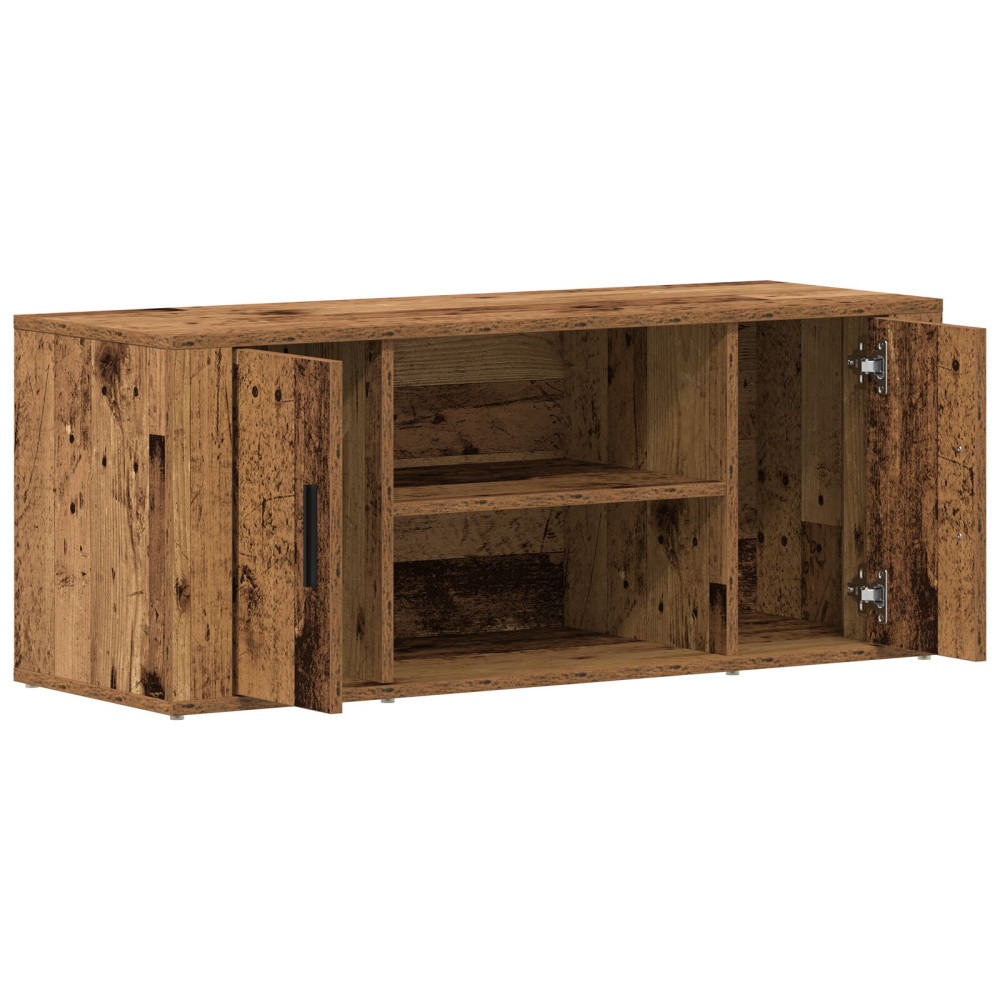 Produktbild för TV-skåp Gammalt trä 100 x 35 x 40 cm Konstruerat trä