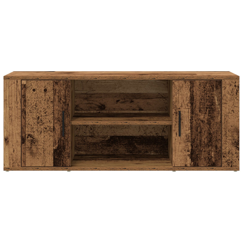 Produktbild för TV-skåp Gammalt trä 100 x 35 x 40 cm Konstruerat trä