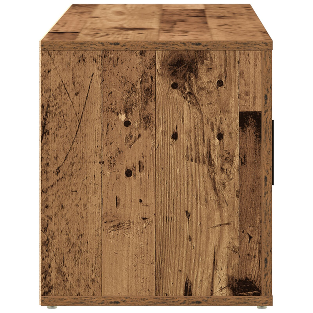 Produktbild för TV-skåp Gammalt trä 100 x 35 x 40 cm Konstruerat trä