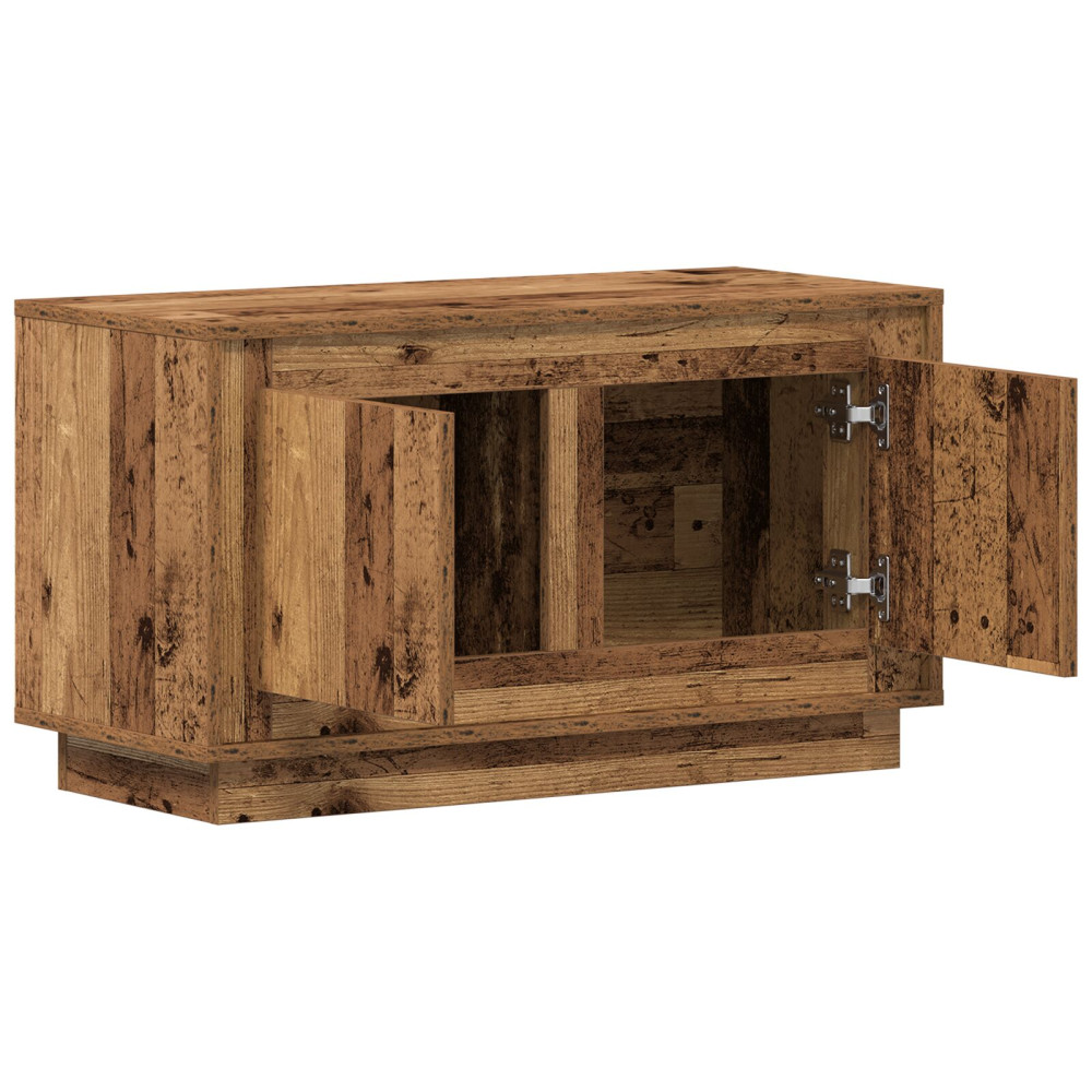 Produktbild för TV-skåp Gammalt trä 80 x 35 x 45 cm Konstruerat trä