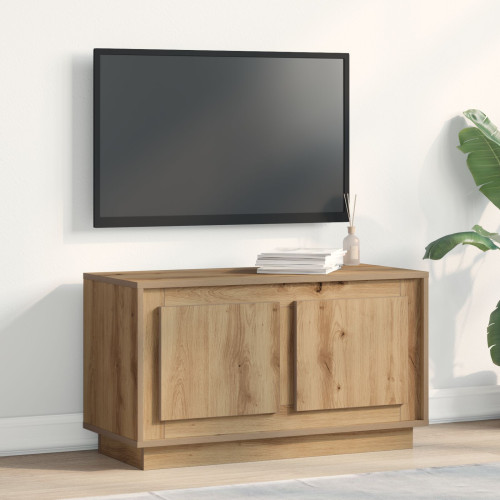 vidaXL TV-skåp 80 x 35 x 45 cm artisan ek Konstruerat trä
