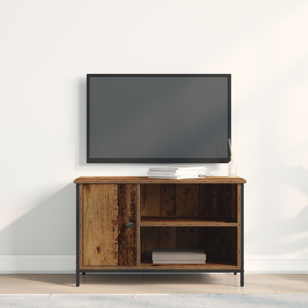 Produktbild för TV-skåp Gammalt trä 80 x 40 x 50 cm Konstruerat trä