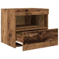 Produktbild för Nattduksbord 2 pcs Gammalt trä 50 x 40 x 45 cm Konstruerat trä