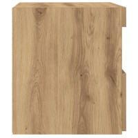 Produktbild för Nattduksbord 2 pcs Artisan Ek 50 x 40 x 45 cm Konstruerat trä