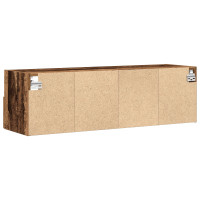 Produktbild för TV Vägghylla Gammalt trä 100 x 30 x 30 cm Konstruerat trä