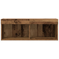 Produktbild för TV-bänkset 2 pcs Gammalt trä 80 x 30 x 30 cm Konstruerat trä