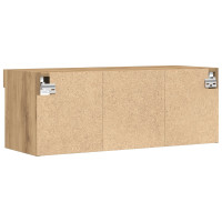 Produktbild för TV-bänkset 80 x 30 x 30 cm artisan ek Konstruerat trä