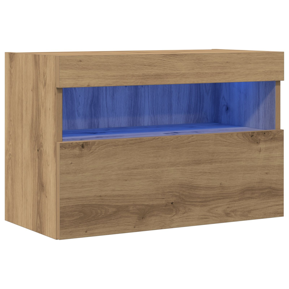Produktbild för TV Vägghylla 60 x 30 x 40 cm artisan ek Konstruerat trä