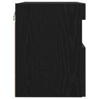 Produktbild för TV Vägghylla 2 pcs Svart ek 60 x 30 x 40 cm Konstruerat trä