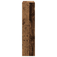 Produktbild för Skoskåp med hylla Gammalt trä 80 x 21 x 87,5 cm Konstruerat trä