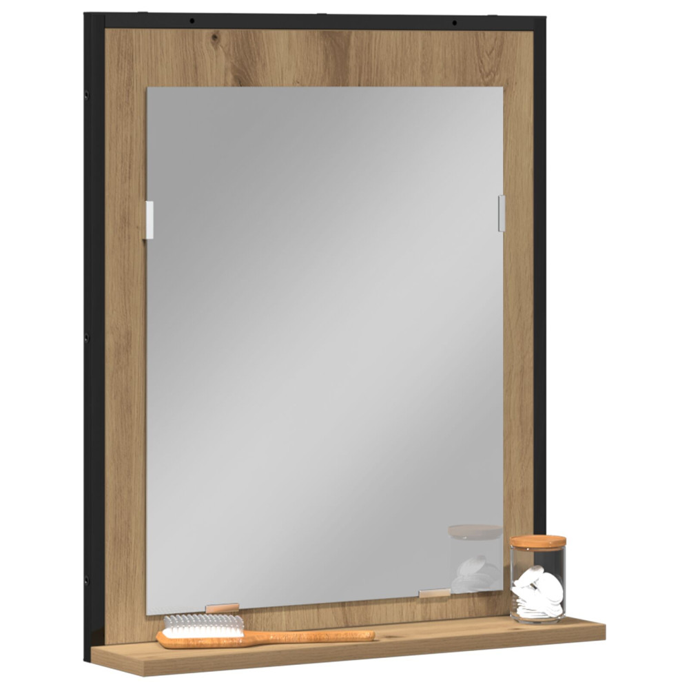 Produktbild för Spegel artisan ek 50 x 12 x 60 cm Glas och konstruerat trä
