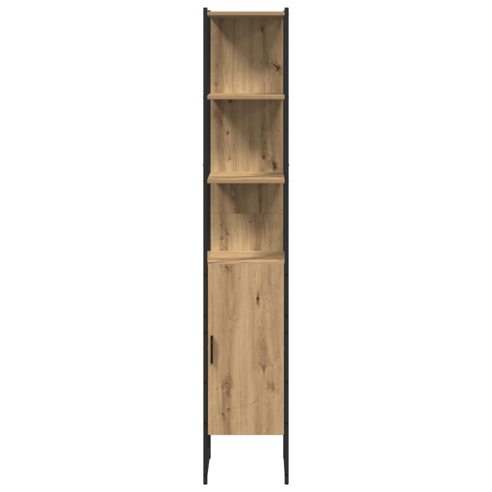 Produktbild för Badrumsskåp artisan ek 33 x 33 x 185,5 cm Konstruerat trä
