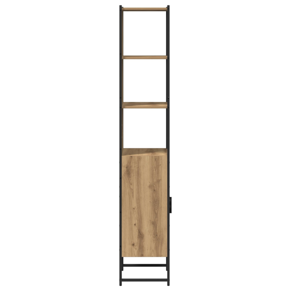 Produktbild för Badrumsskåp artisan ek 33 x 33 x 185,5 cm Konstruerat trä
