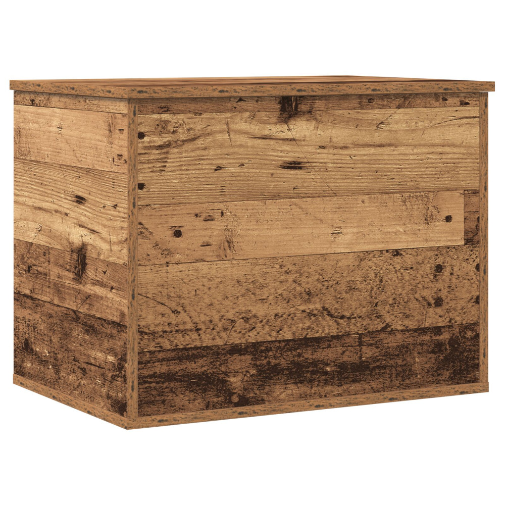Produktbild för Förvaringslåda Gammalt trä 60 x 42 x 46 cm Konstruerat trä