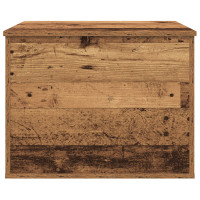 Produktbild för Förvaringslåda Gammalt trä 60 x 42 x 46 cm Konstruerat trä