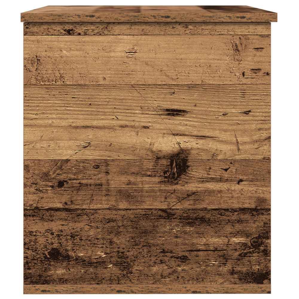 Produktbild för Förvaringslåda Gammalt trä 60 x 42 x 46 cm Konstruerat trä